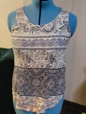 Ginger G Multicolor Paisley Tank Top